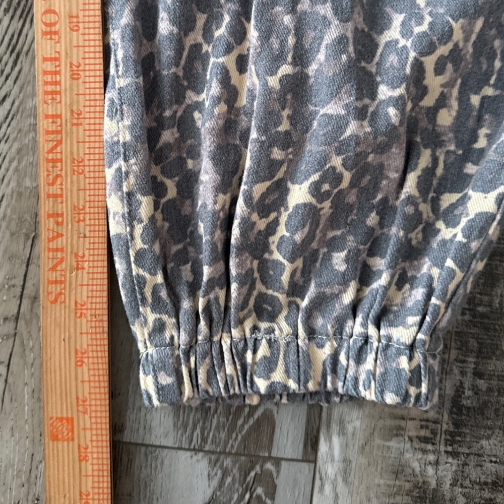 POL Womens Boho Leopard Patchwork Jogger Pants Sm… - image 11